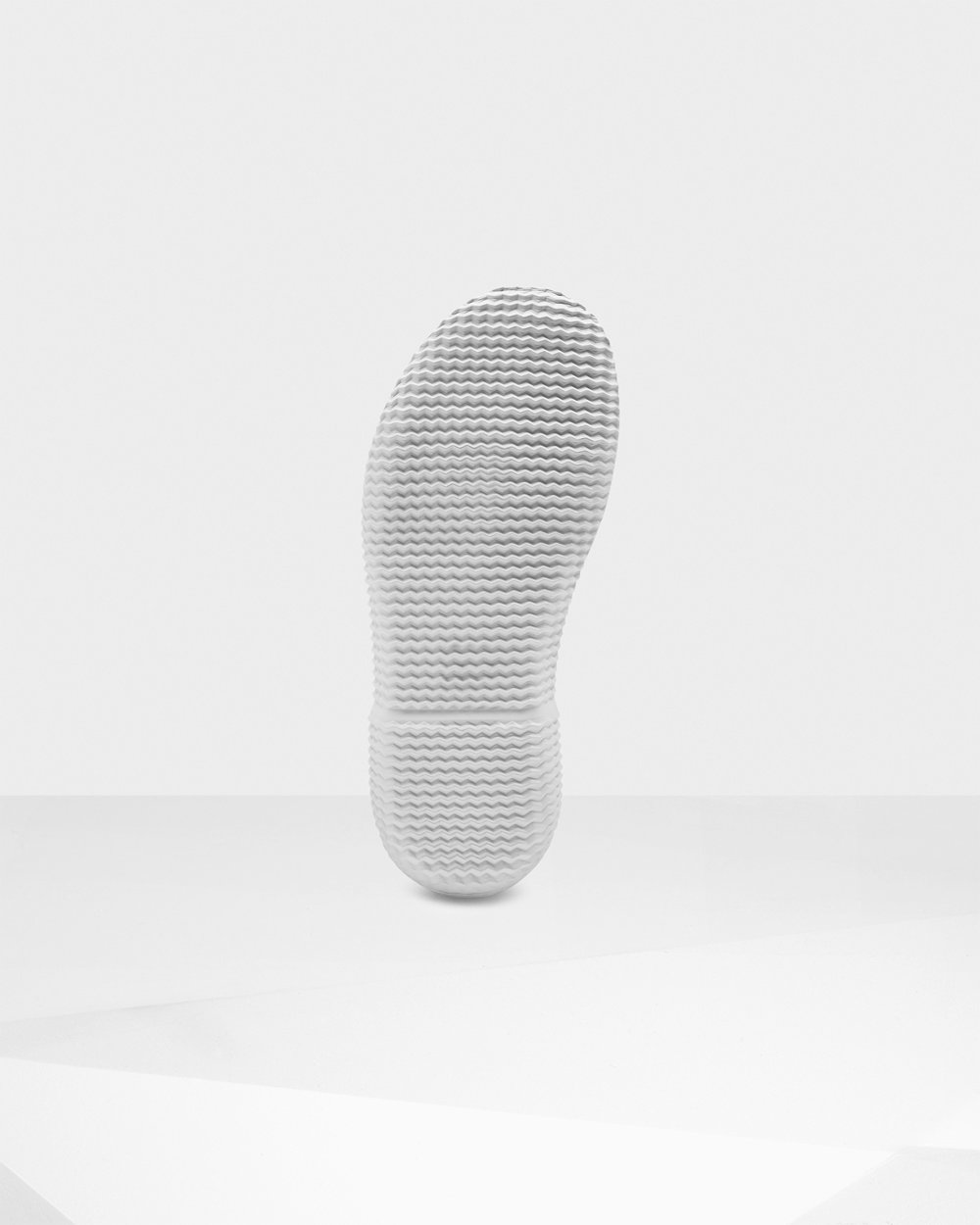 Botas Chelsea Hunter Mujer Azul Marino/Blancas Original Flat Heel Calendar Sole 783910-PLC